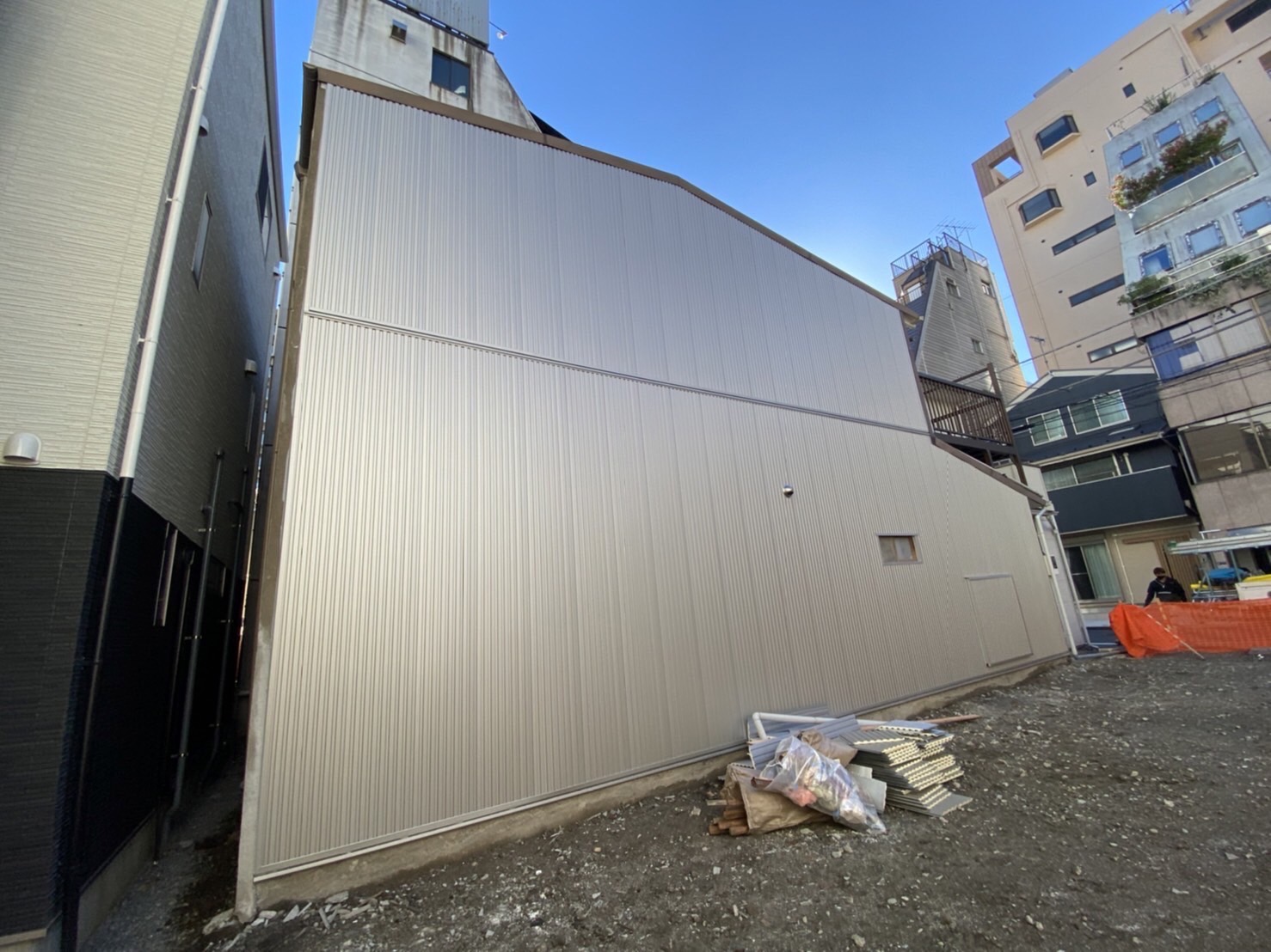 東京都台東区浅草橋の外壁サイディング工事後の写真